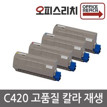 신도리코 C420 프리미엄재생토너, 1, 빨강