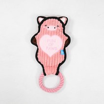 강아지 동물 손잡이 터그 장난감, 돼지