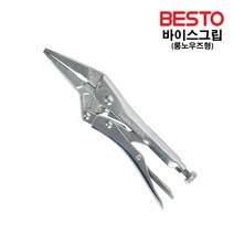 바이스그립 바이스플라이어 롱노우즈형 핸드클램프, 9인치(BE-9LN), 1개