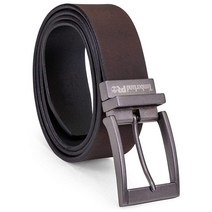 Timberland 남성용 프로 하네스 롤러 가죽 벨트 브라운/블랙 34162405