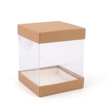 사각 10x12cm 브라운 수제청 포장박스 유리병 머그컵 캔들 선물상자 디퓨저