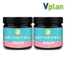 브이플랜 먹는 저분자 어류 피쉬콜라겐 가루 2통 300g, 상세설명 참조, 없음