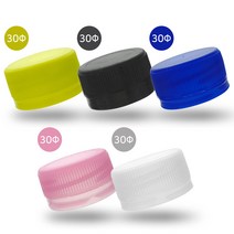 생수기본캡30mm(100ea)색상5종 페트병 전용뚜껑, 핑크(100ea)