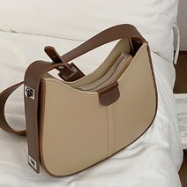 연이랜드 베이직 투톤 숄더백 버킷백 여성가방