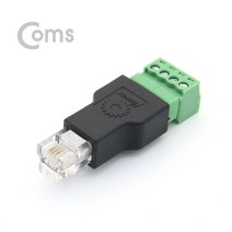 COMS 터미널 4핀/RJ11 (M) 변환젠더/BB771/터미널젠더 BB771