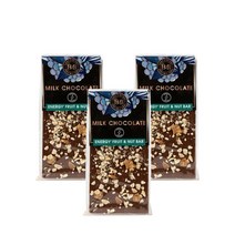 홀랜드앤바랫 에너지 밀크 초콜릿 과일 견과류 바 111g Holland & Barrett Energy Milk Chocolate Fruit Nut Bar, 3팩