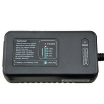 전동 휠체어용 SLA GEL AGM VRLA 24V 1.5A 습식 배터리 충전기 충전 백분율 바 포함, UK