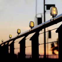 쏠라 LED 스마트 경고등 밴드형 도로 휀스 깜빡이, 상세페이지 참조