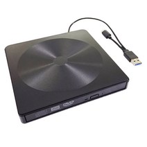 THE WAROOM SHOP USB 3.0 외장형 DVD 드라이브 플레이어 슬림 CD DVD 복사기 버너 라이터 블랙, 14x14x1.9cm, 설명