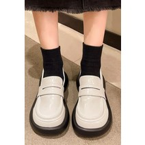그녀의 신발 베이직 에나멜 통굽 로퍼