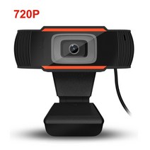 1080P 720p 480p HD 웹캠 회전식 PC 데스크탑 웹 카메라 캠 미니 컴퓨터 비디오 녹화 작업, 02 720P