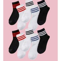 에스더상사 삼선 실용적 패션양말 10켤레