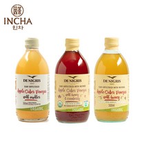 인차 유기농 사과초모식초 애플사이다비니거 비네거 500ml 플레인 허니 크랜베리허니, 사과초모식초 허니크랜베리 500ml * 1개