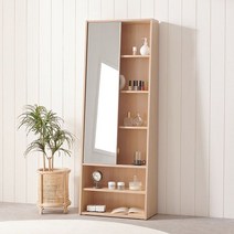 [쿠사]F4156 슬라이드형 전신거울 수납 화장대 600 2colors;화장대_전신거울~4536EA+V, 서쿠나삼4쿠팡4 아카시아