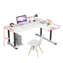 코너책상 ㄱ자책상 원목책상 사무용가구 서재책상 코너형책상 기역자책상 Chengyan, 180100 높이 75 오른쪽 모서리 비고 색상