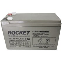 로케트 연축전지 납축전지 ES 6V 12V 24V 배터리 모음, 12V-7A, 1개, 1개