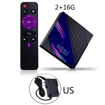 H96 미니 V8 RK3228A 8 기가 바이트 16 스마트 TV 박스 지원 1080p 와이파이 4K BT 유튜브, US-1