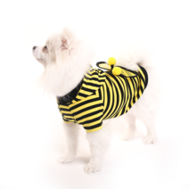 유스도그 봄 가을 강아지 옷 노란색 꿀벌옷 강아지 후드티