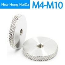 Hardware 널링 너트 M4 M5 M6 M8 M10 M12 304 스테인레스 스틸 헤드 핸드 스크류 패스너, 06 M5 (20x5)2개