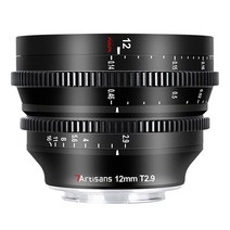 캐논 렌즈 카메라 소니 E R 니콘 Z 후지 X M43 라이카 시그마 L용 APSC 대형 조리개 광각 7artisans 12mm T29 시네마, 3.M4/3 - Black