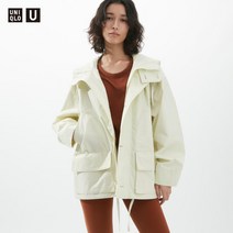 유니클로 U 르메르 남녀공용 아웃도어 스타일 캐주얼 릴렉스 파카 봄잠바 458031