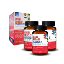 웰리즈 로즈힙 엘라스틴 프리미엄정 1000mg X 60정, 3+1개(8개월분) 180정, 3개