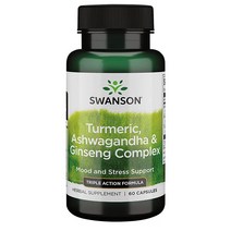 스완슨 터메릭 아슈와간다 진셍 컴플렉스 60정 Swanson Tuemeric