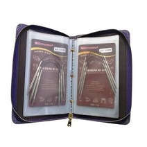 대바늘 숏팁 모사용 코바늘 뜨개질 뜨개용품 뜨개질바늘 세트 QZLKNIT 미니 21cm 원형 양말 금속 직조 바느질 도구 양모 면사 DIY 니트 액세서리, 12 11pcs With bag