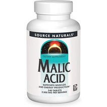 Source Naturals 소스네츄럴 말산 Malic Acid 2500mg 240정