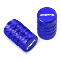 CBR 오토바이 타이어 밸브 공기 포트 줄기 커버 캡 플러그 혼다 CBR125 250 250R CBR600 F2 F3 F4 F4i 용 C, 05 Blue