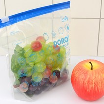 음식담는 뽀로로지퍼백 캐릭터위생백 유치원간식 과일담는비닐 여행용 소풍갈때 놀러갈때, 사이즈, 소, 소(S)