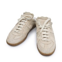 [메종마틴마르지엘라] [중고 명품] 245mm 베이지 레더 컷아웃 여성 뮬 S58WS010