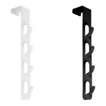 세로형 철제 문걸이 행거 4단 후크 방꾸미기 도어훅, 화이트