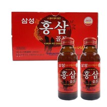 삼성 홍삼골드 100ml 100병 홍삼농축액 건강음료 약국음료