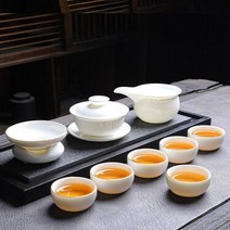 차판 다도 수제 세라믹 두꺼운 화상 방지 중국 차 가정용 환대, 21.Picture Style