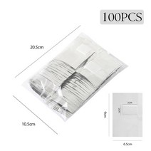 알루미늄가방 공구함 케이스 하드 메모리폼 50/100 Pcs/Bag 알루미늄 호일 네일 아트 매니큐어 리무버 살롱 젤 폴란드어 도구, [02] Q52335-2