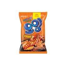 롯데 인간사료 스낵바 봉지 과자 오잉 75g 4봉 사무실다과 홈파티 1, 6개