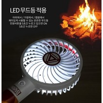 마블 아이언맨 휴대용 미니 LED 무드등 충전식 무선 3단 핸디 거울 선풍기