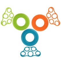 [6개 세트] 손압력기 실리콘 도넛 악력기