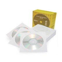 컴코스)CD케이스(종이 백색 10P) 사무용픔 문구용품 CD케이스 생활용품 DVD케이스, 단일옵션