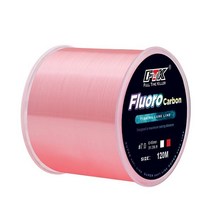 120M Fluorocarbon 코팅 낚시 라인 0.20mm-0.60mm 7.15LB-45LB 탄소 섬유 리더 라인 낚시 미끼 와이어 싱킹 라인 일본, 0.30mm-15.71LB, pink