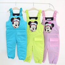 여아남아 멜방스키복 패딩멜빵바지 겨울코디템 눈썰매 눈싸움 스키 바람막이 따뜻한바지 디즈니