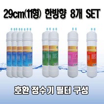 SK매직 WP-1100UFC 고급 정수기필터 8개 1년세트N (B타입), B타입 (11인치 한방향 29CM) 8개 1년치세트