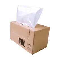 (에스디) 사각롤형 쓰레기봉투/분리수거 비닐봉투, 50매입-투명, 60L1개