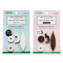 퀼트패키지 크로바 태팅 셔틀 보빈 세트 화이트 브라운, 화이트(57-737)