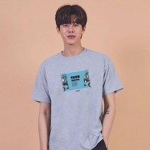 키밍 여행 travel 캠핑카 여행반팔코디 편한반팔, 반팔티셔츠_블랙 / L