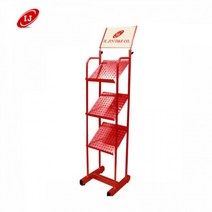 카다로그 스탠드 CDS-403 A4 3단 리플렛꽂이 리플렛거치대 잡지꽂이 카다로그꽂이, 실버