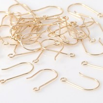 쥬골드 정품 14K 귀걸이 부자재 낚시고리 길고리 귀걸이훅 DIY 귀걸이 만들기