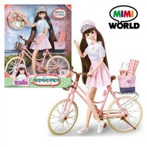 우야몰 열일곱 미미 한강에서 자전거 인형 캐릭터 마론 패션 놀이 여아 완구 장난감