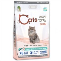 캐츠랑 전연령 인도어겸용 고양이 건식사료, 5kg, 1개